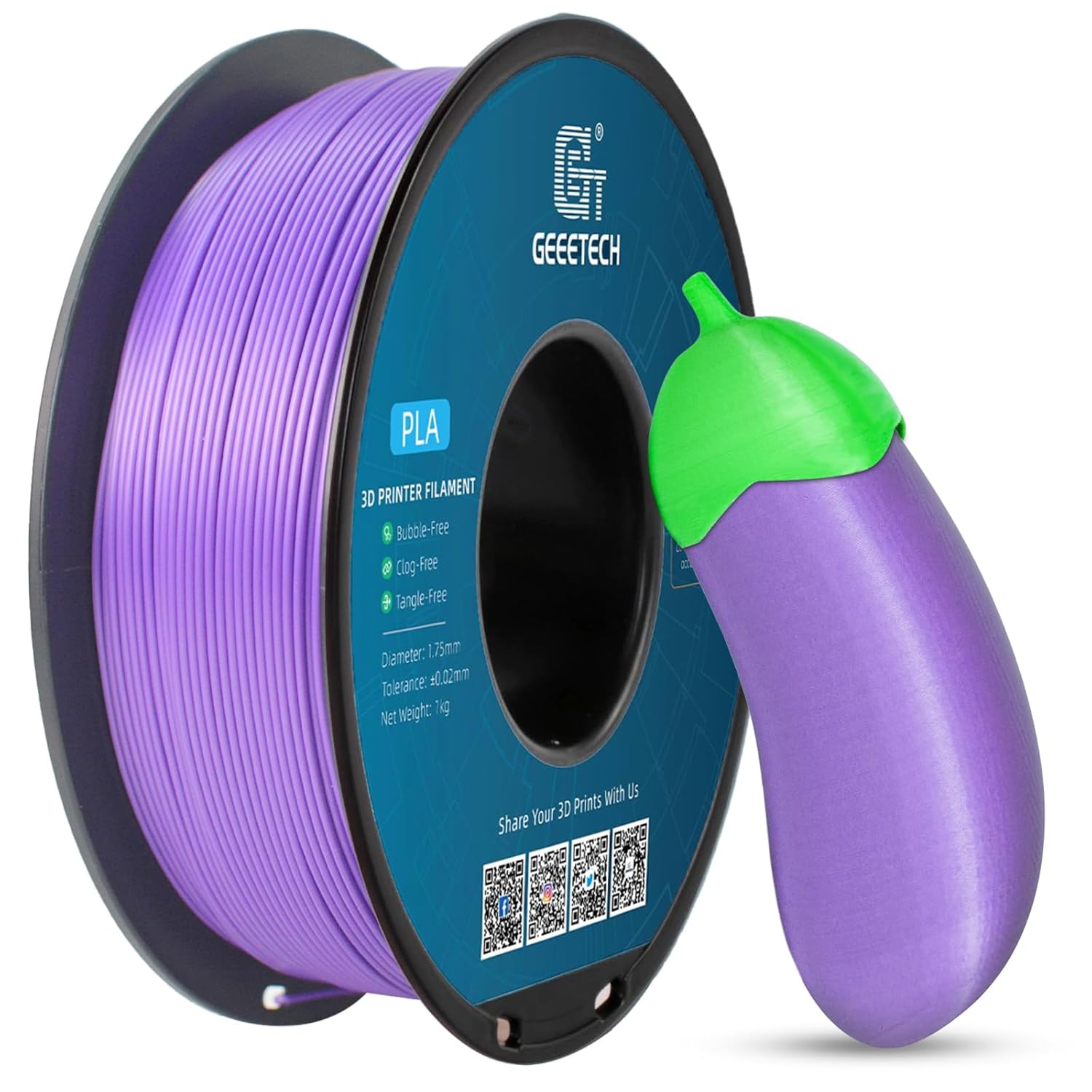 geeetech pla purple 1.75mm geeetech pla purple 1.75mm
