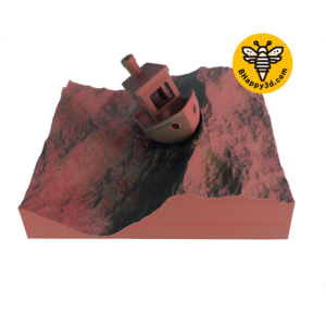 bhappy3d pla matte black/red/orange 1.75mm