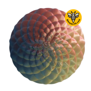 bhappy3d pla silk red/gold/blue 1.75mm 1000g
